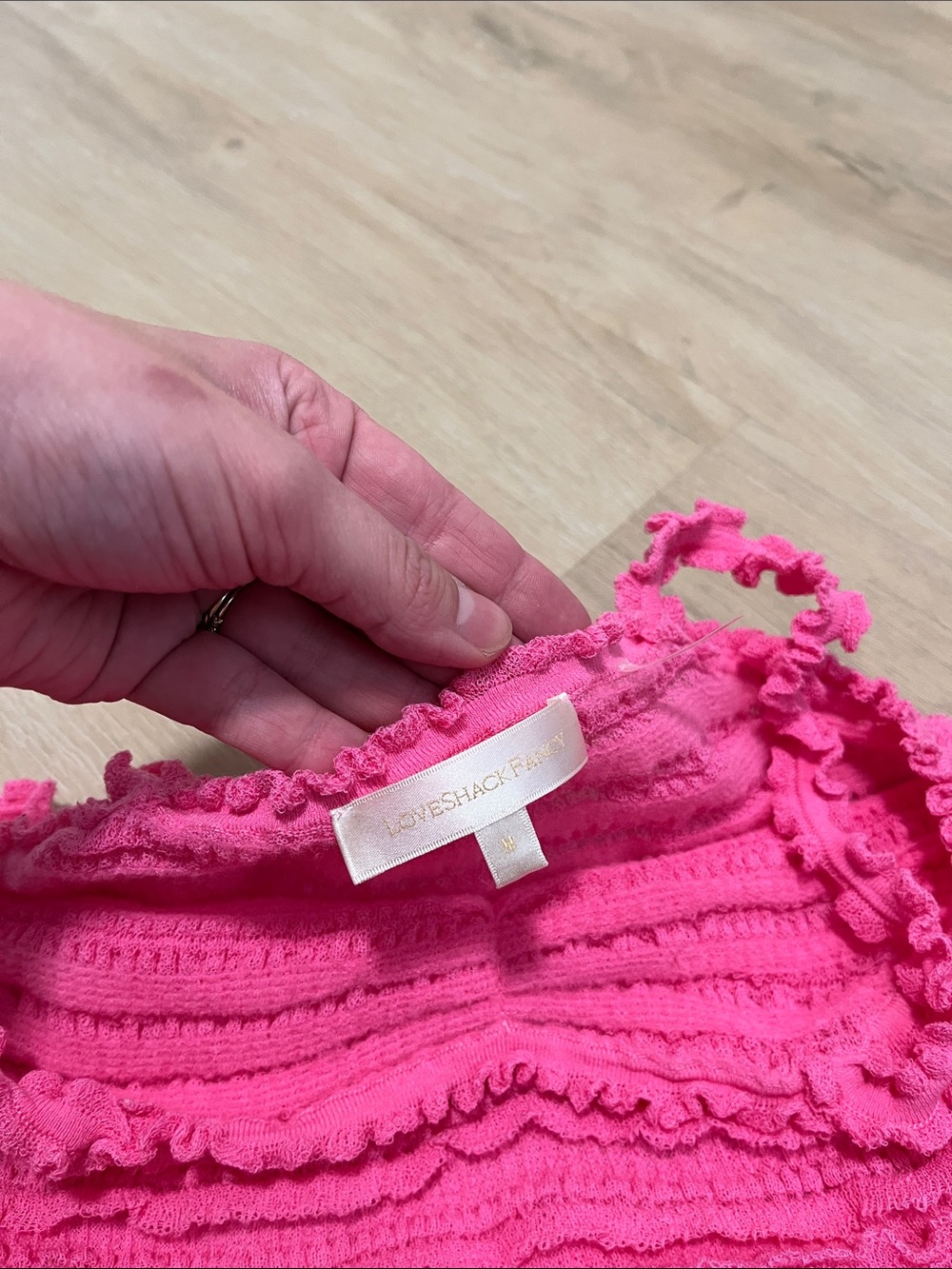 LoveShackFancy Azami Ruffled Peplum Top - Picture 3 of 6